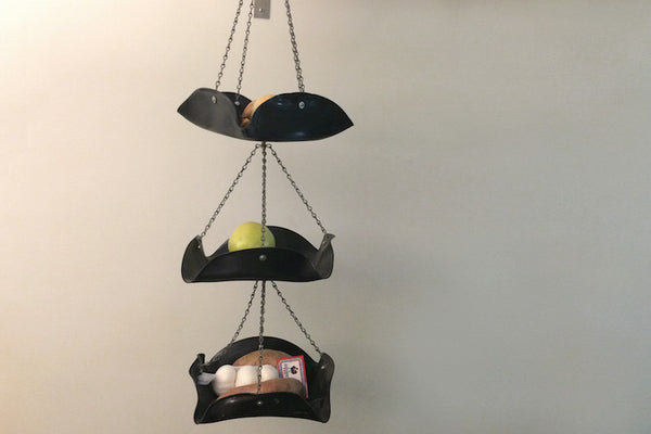 DIY Hangng Record Basket